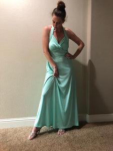 Long Mint Green Dress