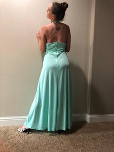 Long Mint Green Dress