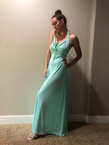 Long Mint Green Dress